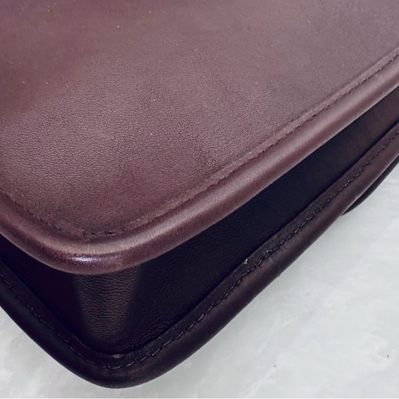 COACH VINTAGE MAHOGANY BROWN STATION BAG  K4 1994 vintage bag - Picture 8 of 10